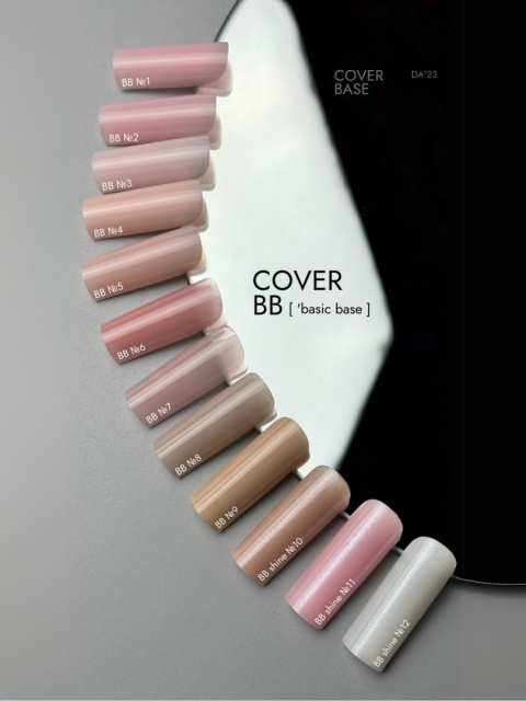 DA'23 COVER BASE BB #2, 15 ml - kamuflująca budująca baza hybrydowa (brzoskwiniowy nude)