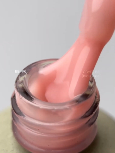 DA'23 COVER BASE BB #6, 15 ml - kamuflująca budująca baza hybrydowa (intensywny różowy nude)