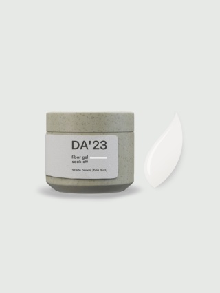DA'23 FIBER GEL 'WHITE POWER, 15 ML