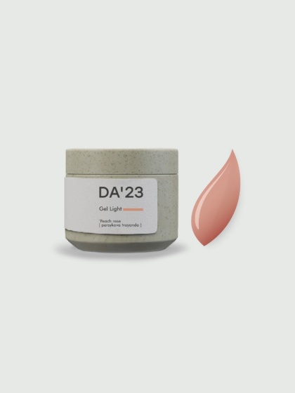 DA'23 GEL LIGHT 'PEACH ROSE, 15 ML