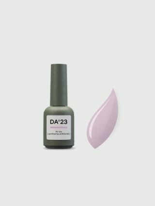 DA'23 COVER TOP ‘AIR KISS, 8 ml – półprzezroczysty top hybrydowy no wipe (jasnoróżowy)