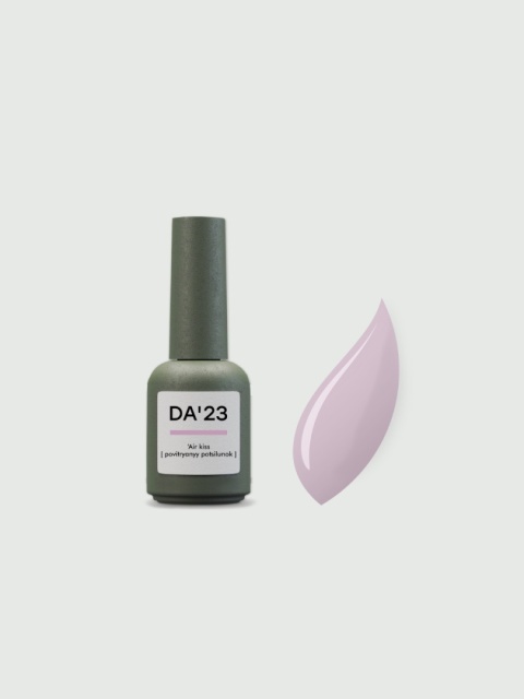 DA'23 COVER TOP ‘AIR KISS, 8 ml – półprzezroczysty top hybrydowy no wipe (jasnoróżowy)