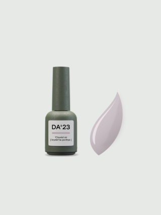 DA'23 COVER TOP ‘CRYSTAL AIR, 8 ml – półprzezroczysty top hybrydowy no wipe (blady róż)