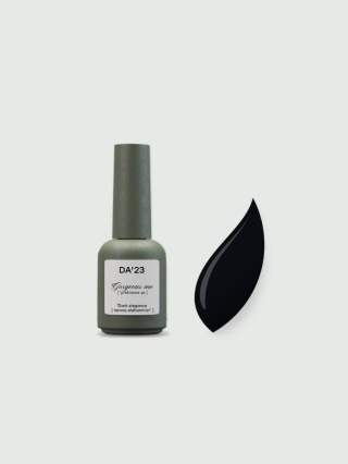 DA'23 GEL POLISH ‘DARK ELEGANCE, 8 ml – lakier hybrydowy (bardzo ciemny jagodowy)