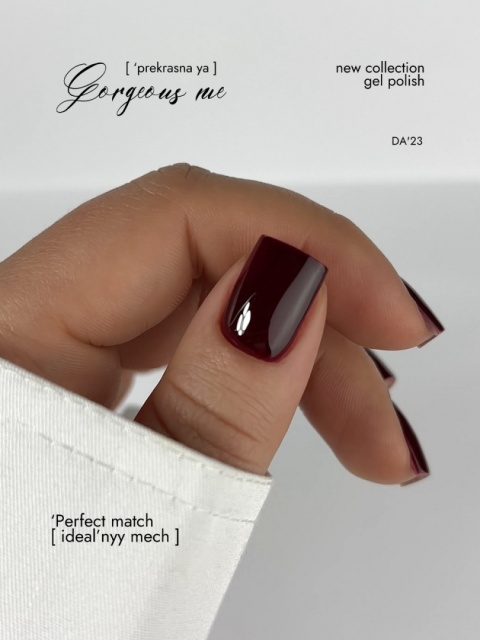 DA'23 GEL POLISH ‘PERFECT MATCH, 8 ml – lakier hybrydowy (aksamitny brąz)