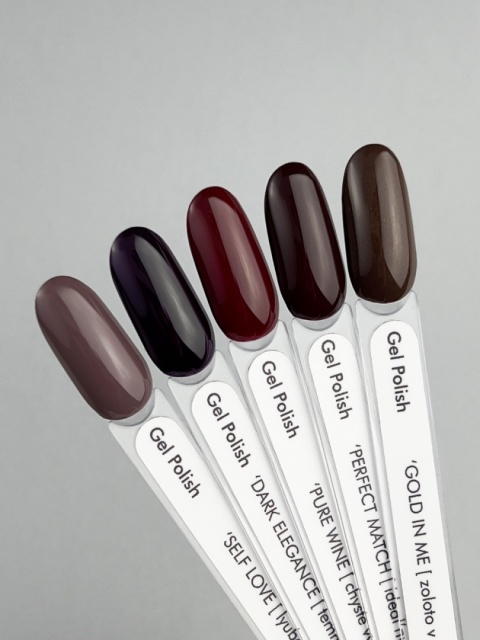 DA'23 GEL POLISH ‘SELF LOVE, 8 ml – lakier hybrydowy (kakaowy, przykurzony z nutą fioletu)