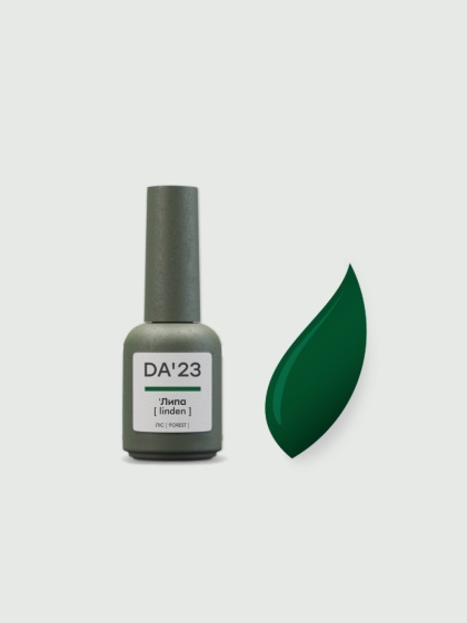 DA'23 GEL POLISH ‘LINDEN, 8 ml – lakier hybrydowy (zieleń o chłodnym tonie)