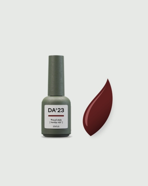DA'23 GEL POLISH ‘PROUD STYLE, 8 ml – lakier hybrydowy (bordowy)