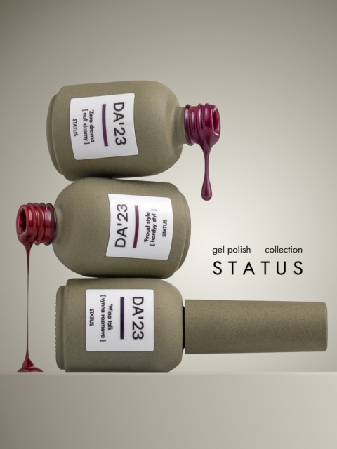 DA'23 GEL POLISH ‘PROUD STYLE, 8 ml – lakier hybrydowy (bordowy)