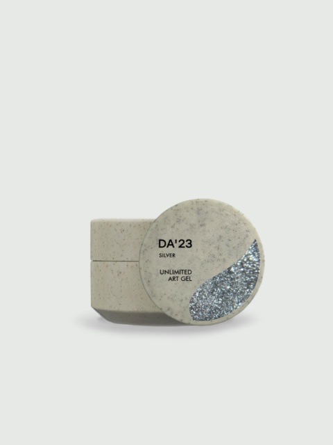 DA'23 UNLIMITED ART GEL - SILVER, 5 ML